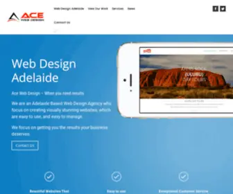 Acewebdesign.com.au(Web Design Adelaide) Screenshot