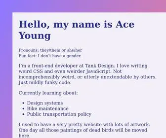Aceyoung.xyz(Aceyoung) Screenshot