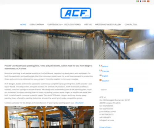 ACF-SRL.com(ACF srl) Screenshot