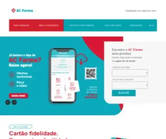 Acfarma.com.br(AC Farma) Screenshot