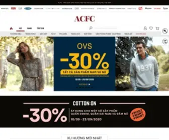 ACFC.com.vn(ACFC Vietnam: Đẳng cấp thời trang từ các thương hiệu quốc tế) Screenshot