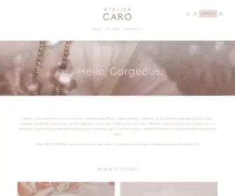 Acfinejewellery.com(Atelier Caro) Screenshot