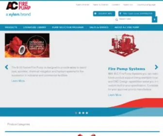 Acfirepump.com(A-C Fire Pump) Screenshot