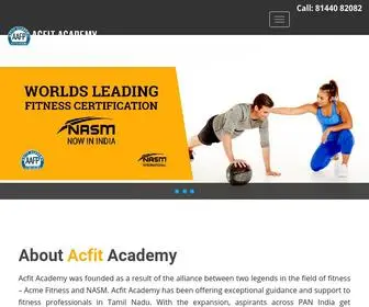 Acfitacademy.in(Acfit Academy) Screenshot