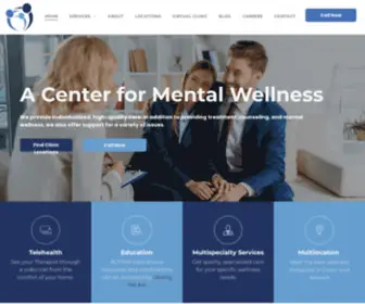 ACFMW.com(A Center for Mental Wellness) Screenshot