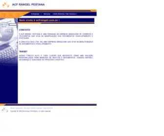 Acfrangel.com.br(ACF RANGEL PESTANA) Screenshot