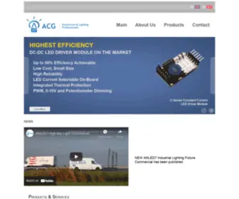 Acgelectronics.com(Industrial Lighting & Electronics Professionals) Screenshot