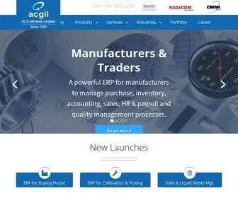 Acgil.com(ERP Software Development Company in India) Screenshot