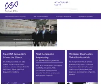 Acgtinc.com(ACGT, Inc) Screenshot
