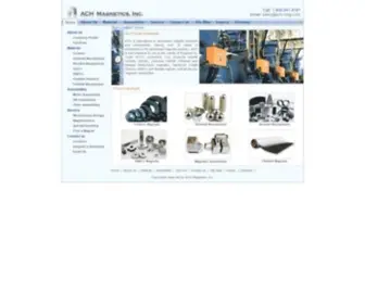 ACH-Mag.com(ACH Magnetics) Screenshot