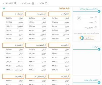 ACH724.ir(فروش آنلاین بلیط پرواز ارزان) Screenshot