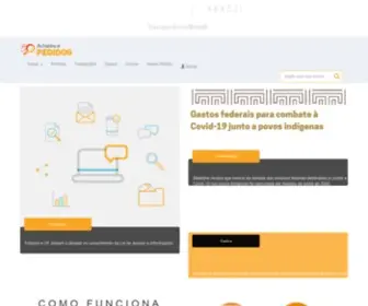 Achadosepedidos.org.br(Portal LAI) Screenshot