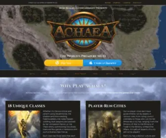 Achaea.com(The world's leading MUD and Text) Screenshot