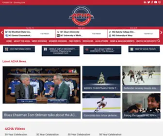 Achahockey.org(American Collegiate Hockey Association (ACHA)) Screenshot