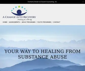 Achangeintorecovery.com(A Change into Recovery) Screenshot