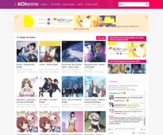 Achanime.net(Download Ost Anime Mp3) Screenshot