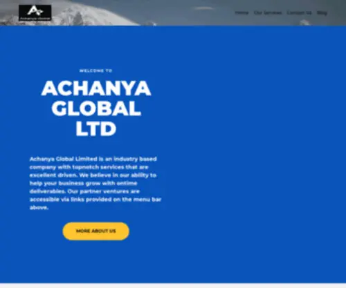 Achanyagloballimited.com(Absolutely the best) Screenshot