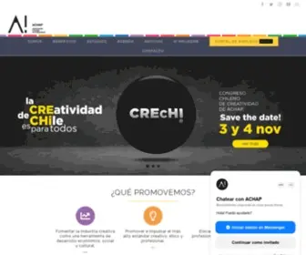 Achap.cl(Asociación Chilena de Publicidad) Screenshot