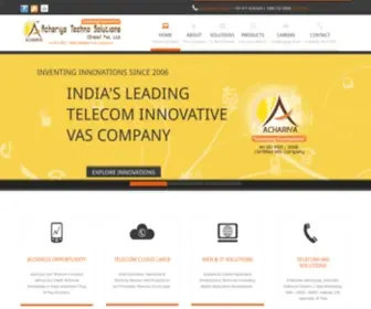 Achariya.co.in(Achariya Techno Solutions India Pvt Ltd) Screenshot