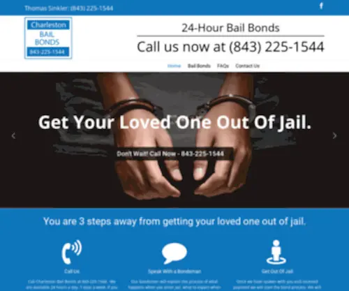 Acharlestonbailbonds.com(Thomas Sinkler Bail Bonds) Screenshot