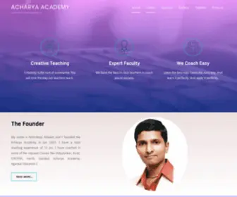 Acharyaacademy.co.in(Acharyaacademy) Screenshot