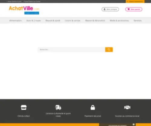 Achat-Chalon.com(Magasin et commerce de Chalon) Screenshot