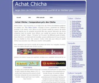 Achat-Chicha.com(Achat Chicha) Screenshot