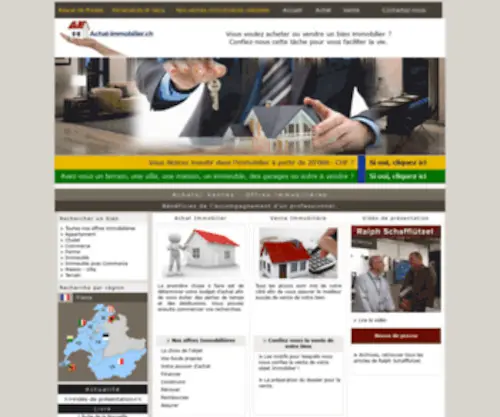 Achat-Immobilier.ch(Achat Immobilier) Screenshot