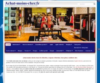 Achat-Moins-Cher.fr(Achat moins cher sur internet) Screenshot