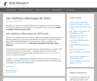 Achat-Telescope.fr(Votre guide d'achat personnel) Screenshot