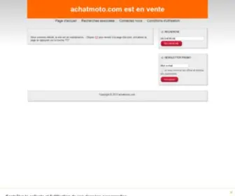 Achatmoto.com(Achat Moto) Screenshot