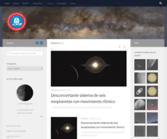 Achaya.cl(Asociación Chilena de Astronomía y Astronáutica ACHAYA) Screenshot