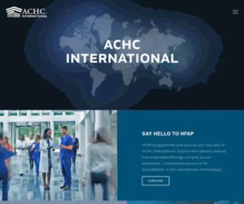 Achcinternational.org(An increasing demand for robust) Screenshot