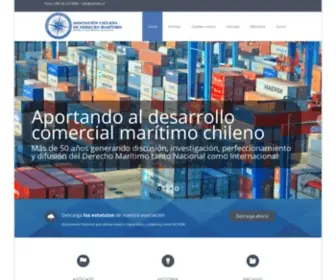 ACHDM.cl(Asociación Chilena de Derecho Marítimo) Screenshot