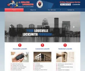 Acheaperlocksmith.com(A Cheaper Locksmith) Screenshot