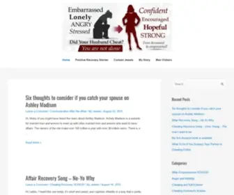 Acheatinghusband.com(Affair Recovery Community for Women) Screenshot