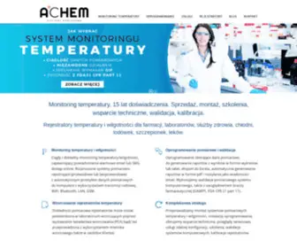 Achem.pl(Monitoring temperatury i wilgotności. Rejestratory temperatury) Screenshot