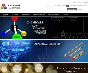 Achemtek.com(A Chemtek) Screenshot