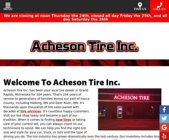 Achesontire.com(Acheson Tire Inc) Screenshot