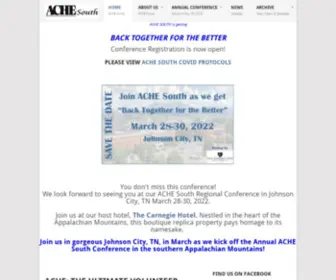 Achesouth.org(ACHE South) Screenshot