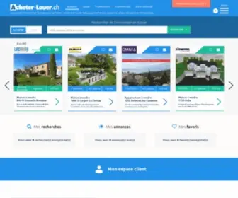 Acheter-Louer.ch(Annonces immobilières) Screenshot