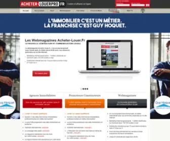 Acheterlouerpro.fr(Immobilier avec Acheter) Screenshot