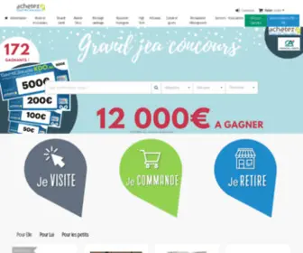 Achetezasaintclaude.fr(Portail officiel des commerces du territoire Haut) Screenshot