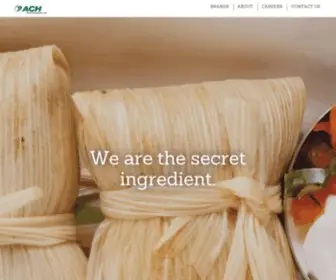 Achfood.com(ACH Food Companies) Screenshot