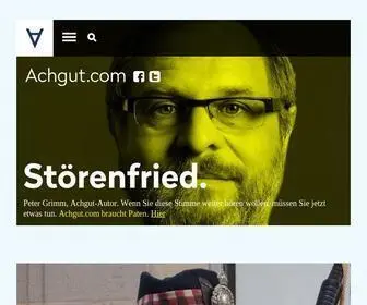 Achgut.com(Die achse des guten) Screenshot