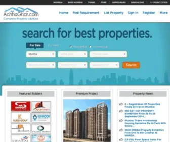 Achhaghar.com(Real Estate Mumbai) Screenshot