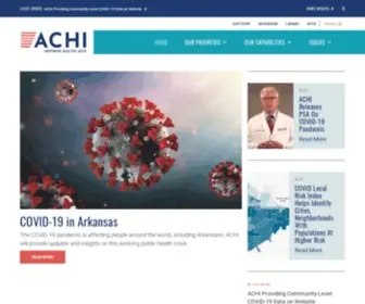 Achi.net(ACHI was envisioned as an organization dedicated to hange) Screenshot