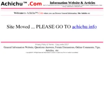 Achichu.com(Webmasters Tools) Screenshot