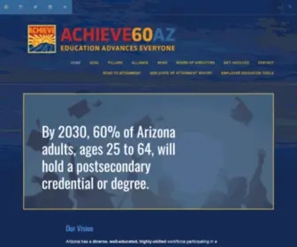 Achieve60AZ.com(Education Forward Arizona) Screenshot