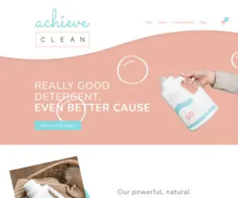 Achieveclean.org(Products made by people with disabilities) Screenshot